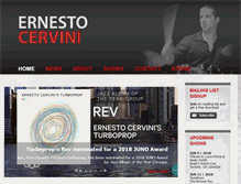 Tablet Screenshot of ernestocervini.com